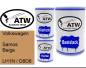 Preview: Volkswagen, Samos Beige, LH1N / D8D8: 500ml Lackdose + 500ml Klarlack + 250ml Härter - Set, von ATW Autoteile West.